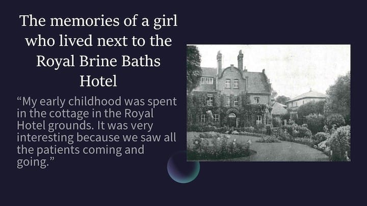 The earliest memories we’ve collected take us back to the early 1940s when the Royal Brine Baths were still operating